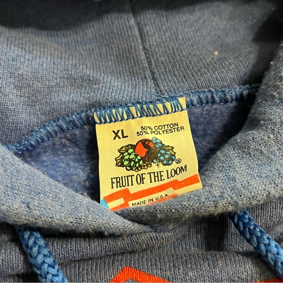 Vintage 90s New York Giants Hoodie Sweatshirt Size XL - Picture 5 of 7